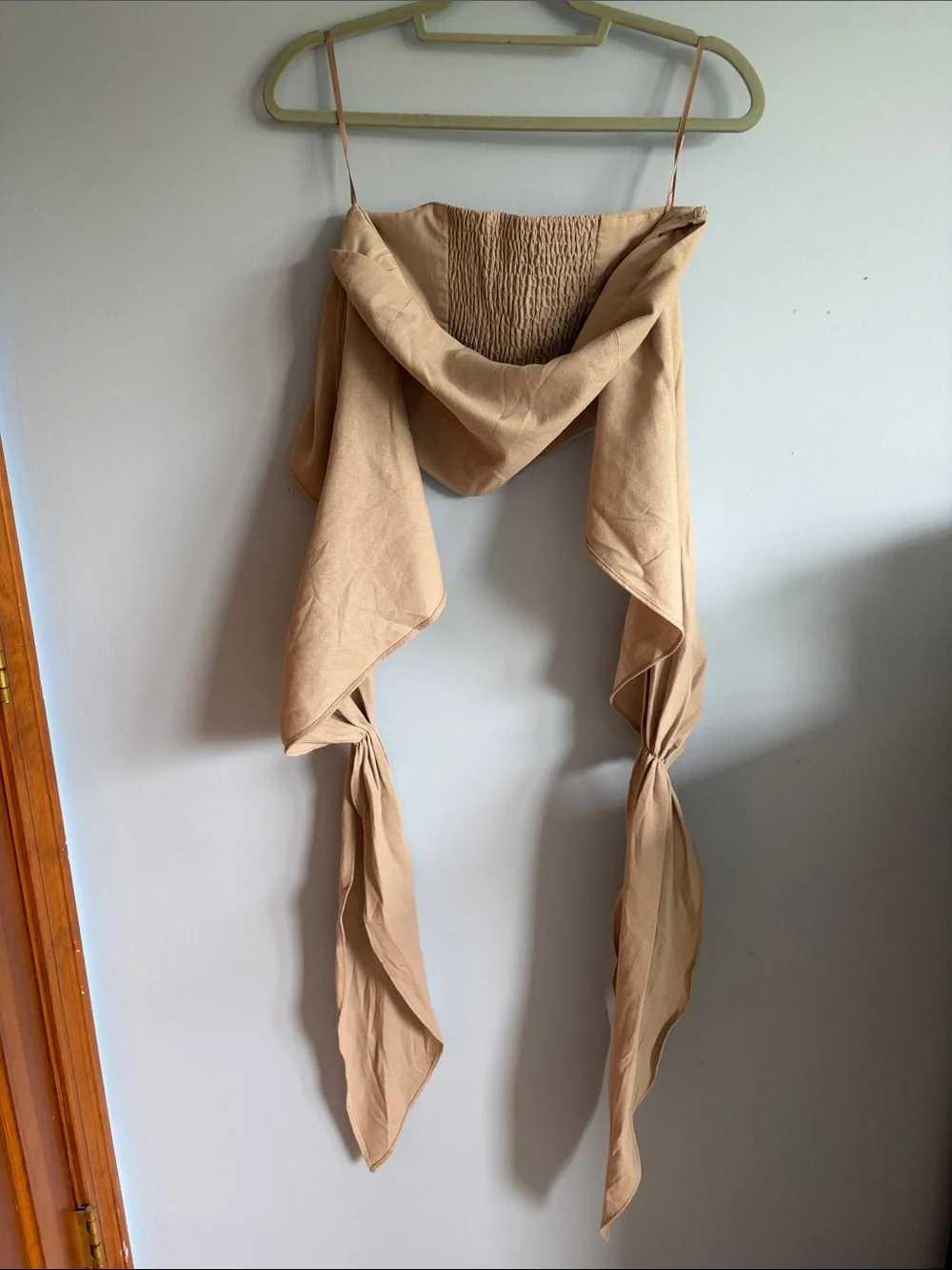 NWT Commense Linen Wrap Top - Picture 5 of 9